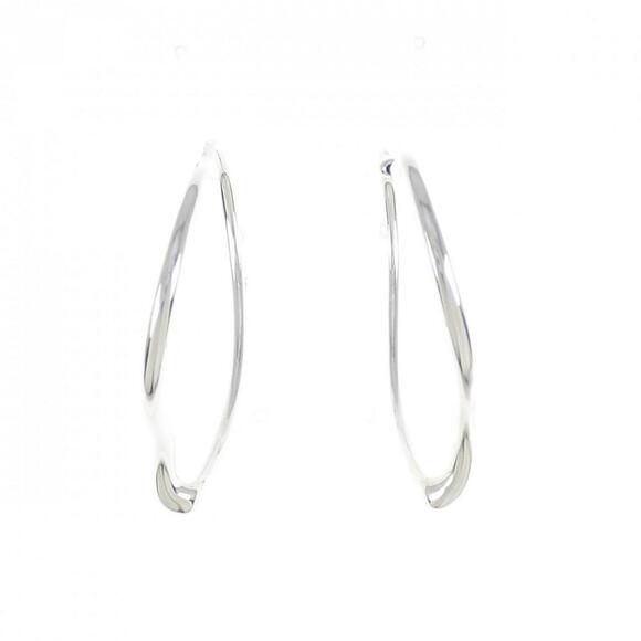 TIFFANY Authentic Silver Heart Earrings - Picture 2 of 4